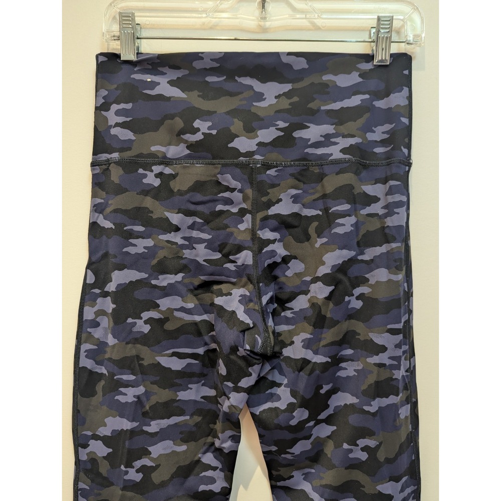 Aerie Women's Black Blue Gray Camo Print Chill Play Move Leggings Size Large - Picture 3 of 4